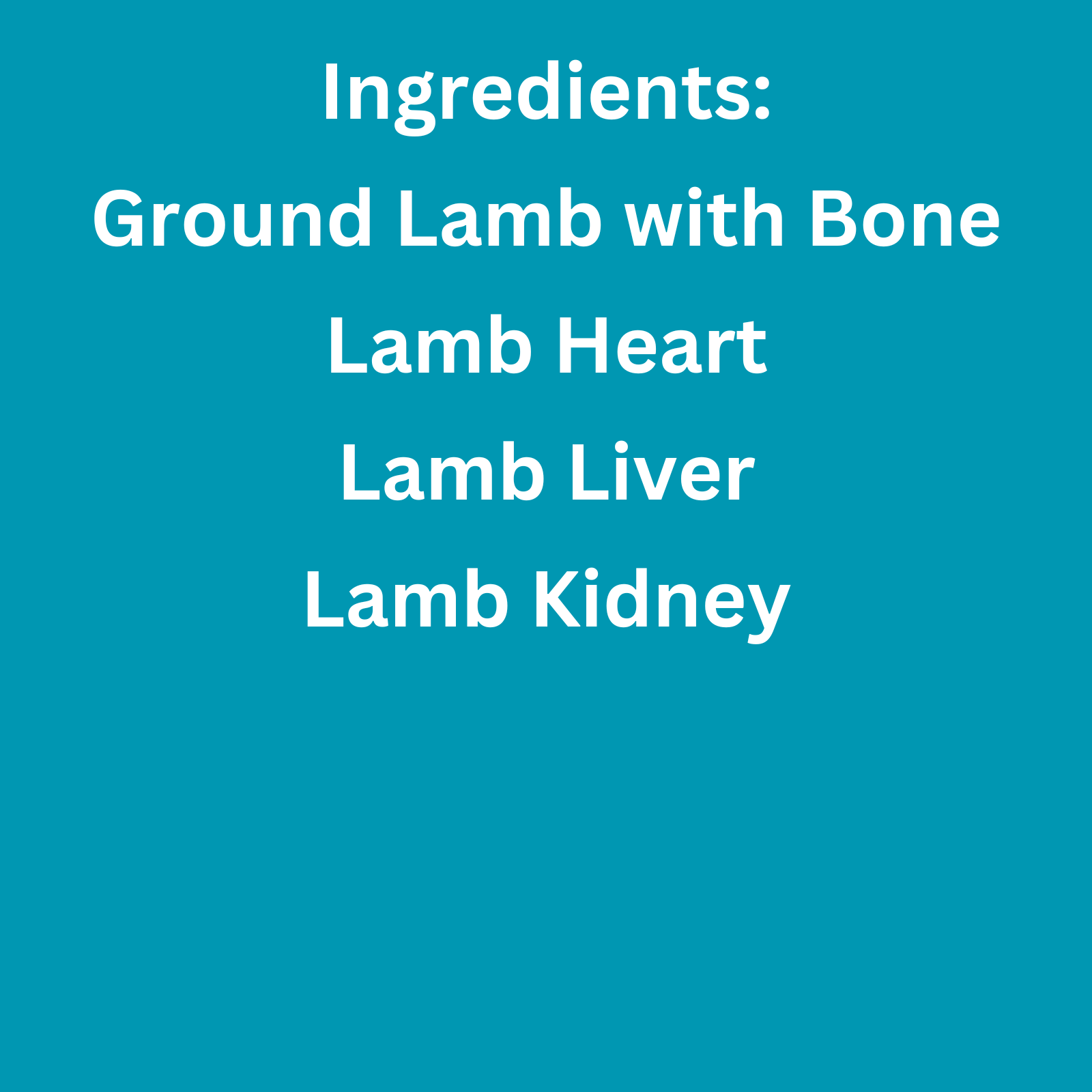 Lamb Mix | 2 lb